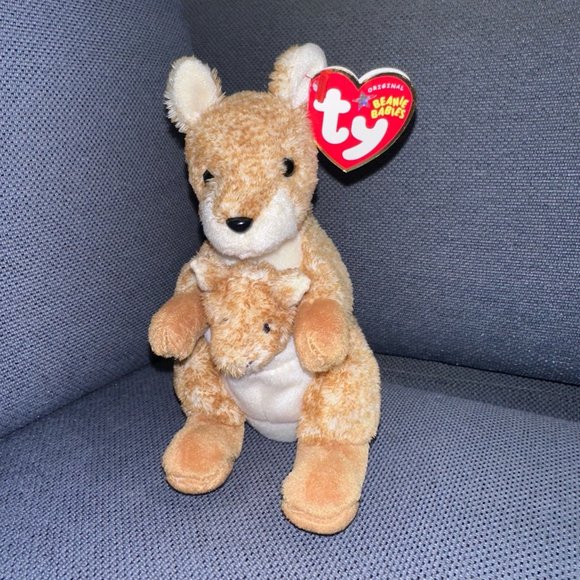 TY WILLOUGHBY the KANGAROO BEANIE BABY - MINT with MINT TAGS - Picture 1 of 15